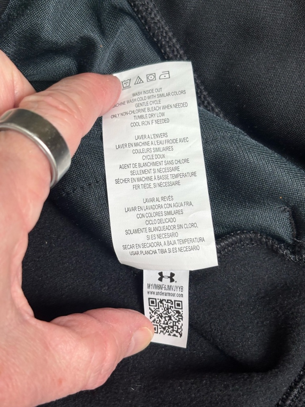 Under Armour Kids' Size 6 Neon Green & Black Hooded Zip Jacket - Picture 6 of 7